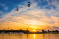 Seilbahn am Deutschen Eck in Koblenz