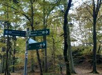 Wegbeschilderung zur Burg Arras