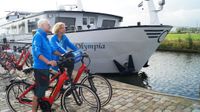 Radfahrer Rad und Schiff