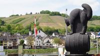 Schwarze Katz Brunnen in Zell